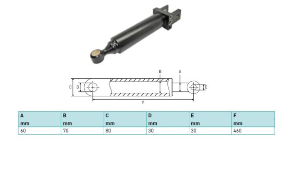 Hydraulic cylinder Sörensen 60/70/460