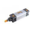 Pneumatic cylinder ISO15552 63 x 125 two-sided with a magnet