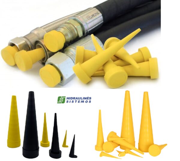 Conical Service Plug Kit 1-10mm, 6pcs Oil Resistant Rubber
