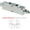 Kontrabalanso vožtuvas 1/4' VBCD1402S 30ltr. 350bar. dvipusis