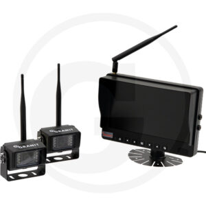 Set monitor 9" inch with 2 cameras