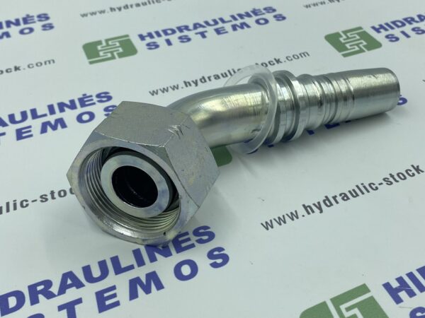 M42x2 INTERLOCK 45° fitting for 1" hose DN25 DKOS 30, M41643-16-42