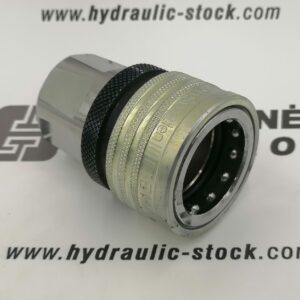 TEMA 7511 Quick coupling 12 BSP 3/4'-female, series PARKER 280 BAR with pressure eliminator