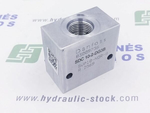 Valve housing 2/2 C-10-2 BSP 3/8' 90 15.8mm 7/8 UNF