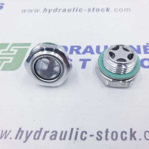 Plug with visual level indicator 1/2' BSP(clear glass with Aluminium)