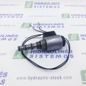 Valve 4/2 D13.8/D15.3/D16.8 JIC 3/4' with coil d18 24V Dhollandia