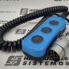 Manual control 3-button with cable 1xNO/NC 2x2NO