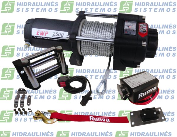 RUNVA Electric Winch EWP2500 1134 kg kg 12V