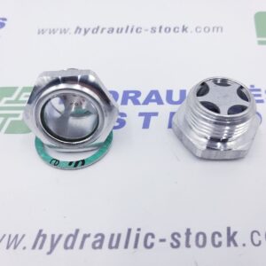 Plug with visual level indicator 3/4' BSP(clear glass with Aluminium)