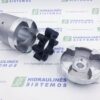 Aluminium flexible jaw coupling kit GR3-1/8 x 48mm D-110 (18.5-22.0kW) SGE-A51