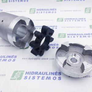 Aluminium flexible jaw coupling kit GR3-1/8 x 48mm D-110 (18.5-22.0kW) SGE-A51