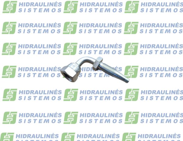 Reusable fitting 1/4 90