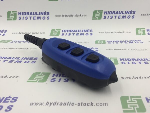 Manual control 3-button 1xNO/NC 2x2NO blue