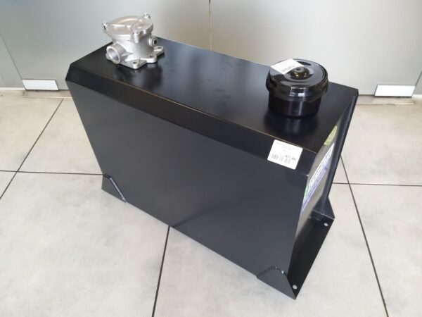 Hydraulic oil tank, rear mounting 083 ltr. Steel 064x029x067