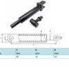 Hydraulic cylinder Sörensen 45/70/640 for bend