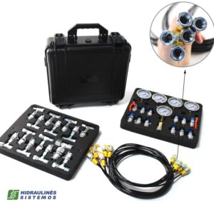 5 Gauges Pressure Measurement Tool with 32 bolts