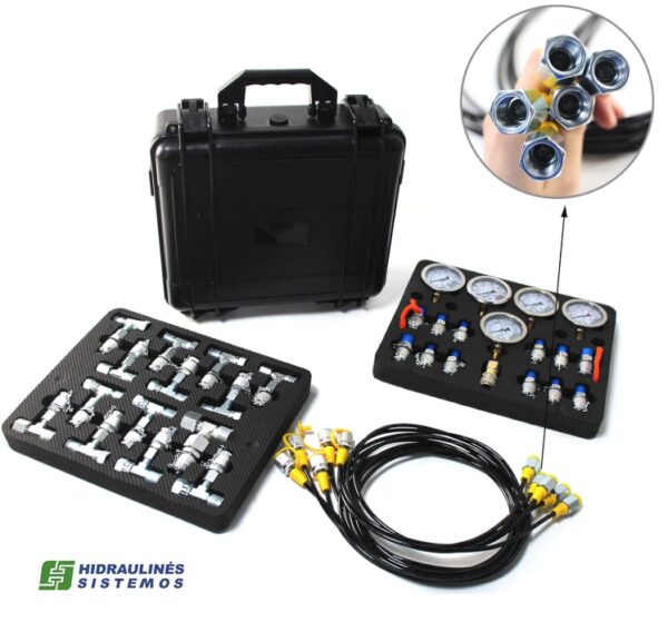 5 Gauges Pressure Measurement Tool with 32 bolts