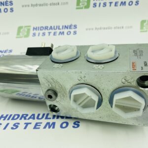 El. Distributor 6/2-10 3/4 BSP 12 VDC 95 l/min 210 bar PIIPPO (with drainage line D in use 315 bar)