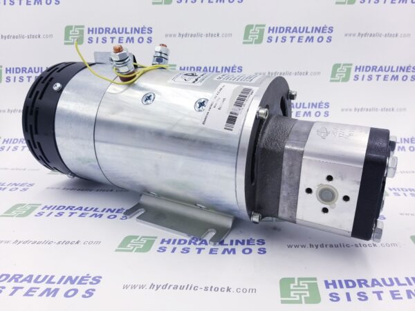 Electric motor 24V 4.5 kW with pump 8.2cc