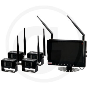 Set monitor 9" inch with 4 cameras
