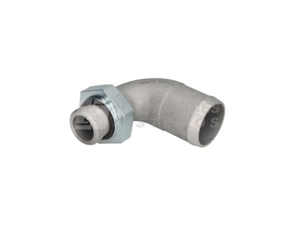 Suction fitting 1.1/4' male x for 45 mm hose 90 angle