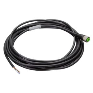 Connecting cable with straight socket M12, 2m