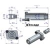 Hydraulic DCV kit, 40l/min - cable fixture DCV Granit Hydropack Badestnost Trale