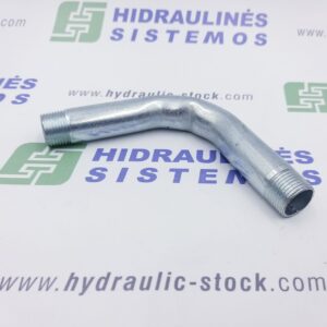 Pipe nipple 3/8' BSP 80-80mm elbow 90 Hydropack