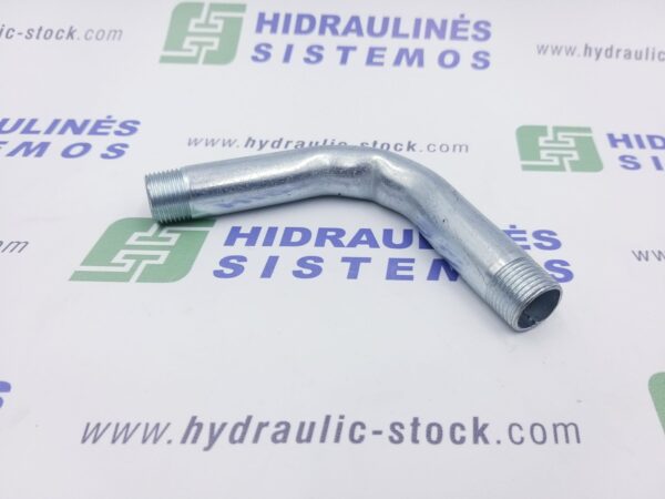 Pipe nipple 3/8' BSP 80-80mm elbow 90 Hydropack