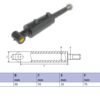 Hydraulic cylinder Erhel Hydris 45/80/70 for bend