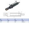 Hydraulic cylinder Palfinger/MBB 40/70/500 for bend