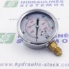 Pressure gauge 0/400 bar. d-63 side connection 1/4'BSP
