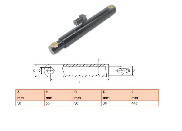 Hydraulic cylinder Cargolift 50/65/440
