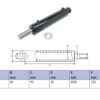 Hydraulic cylinder Erhel Hydris 45/80/235 for bend