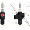 END OF STROKE VALVES, NORMALLY CLOSED 1/2'
