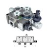 Control valve 1 sec. 120 ltr. Q95 3/4' BSP 1x101, for single acting cylinder