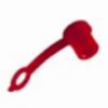 Grease nipple cap M6 red TEGER