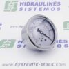 Pressure gauge -1/0 bar. d-63 rear connection 1/4'BSP