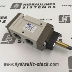 Electromagnetic distributor 3/2-1/2