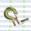 1/4 "hook for winches 2000 - 4500 lbs with pin