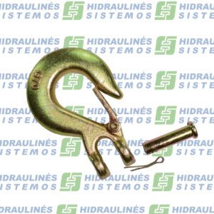 1/4 "hook for winches 2000 - 4500 lbs with pin