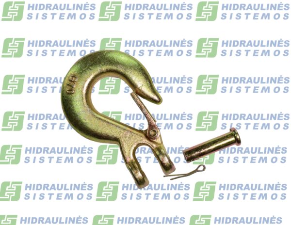 1/4 "hook for winches 2000 - 4500 lbs with pin