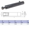 Hydraulic cylinder Erhel Hydris 30/60/219 for bend