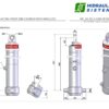 Telescopic cylinder MF B3 165 5 5385 RP-D1395-V00 (Binotto)