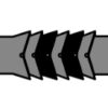 85x100x22,5 / 23,7 TO7 gilzės/rod seal