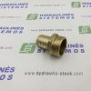 Suction fitting 1.1/4' male x for 30 mm hose, 0 angle
