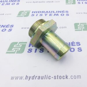 Suction fitting 1.1/4' male x for 32 mm hose, 0 angle