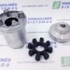 Aluminium flexible jaw coupling kit GR2-1/8 x 42mm D-108 (11.0-15.0kW) OMT