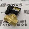 Electromagnetic valve, brass housing, NC, from 0,3 to 16 bar, 24V DC, 1/4' BSP