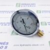Pressure gauge 0/1000 bar. d-63 side connection 1/4'BSP
